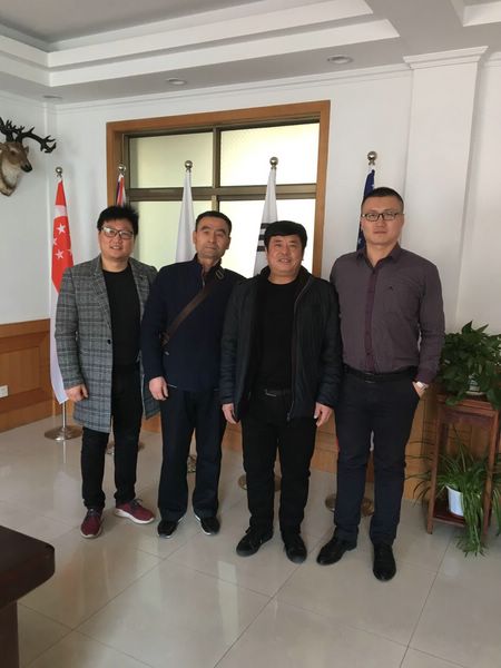 歡迎出國勞務(wù)辦理機(jī)構(gòu)江蘇何總、泰安亓總來訪