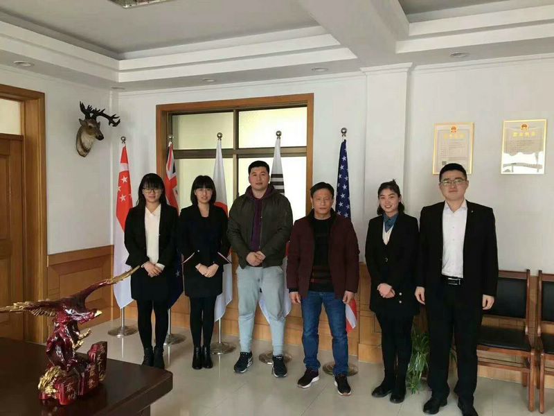 歡迎萊蕪王經(jīng)理來訪，孫先生報名我司項目