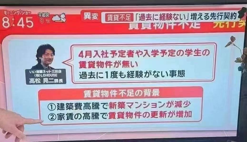 日本房源緊張